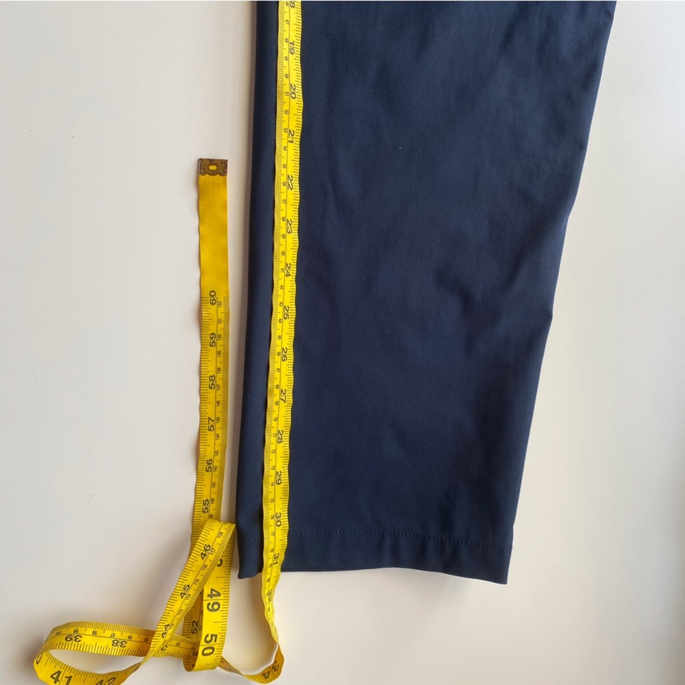 Lululemon Commission Pant Men 36 Classic *Warpstreme 32" True Navy Golf FLAW - Picture 10 of 13